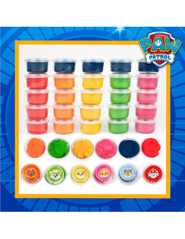 Paquete de Fiesta de Masa Paw Patrol 25 Piezas 56.7g Cada Una