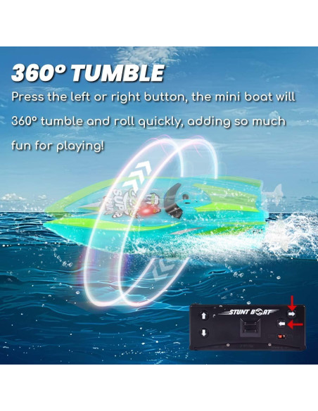 Mini Barco RC CX 3329 Control Remoto 2.4GHz Verde LED Mini Barco RC CX 3329 Control Remoto 2.4GHz Verde LED
