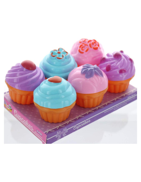 Juego de Comida de Postre GIFTEXPRESS 6 Mini Cupcakes Juguete Juego de Comida de Postre GIFTEXPRESS 6 Mini Cupcakes Juguete