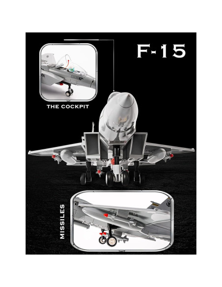 Set de Bloques de Construcción SEMKY F-15 Eagle 262 Piezas Set de Bloques de Construcción SEMKY F-15 Eagle 262 Piezas