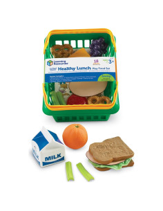 Cesta de Almuerzo Saludable Learning Resources 17 Piezas 3+