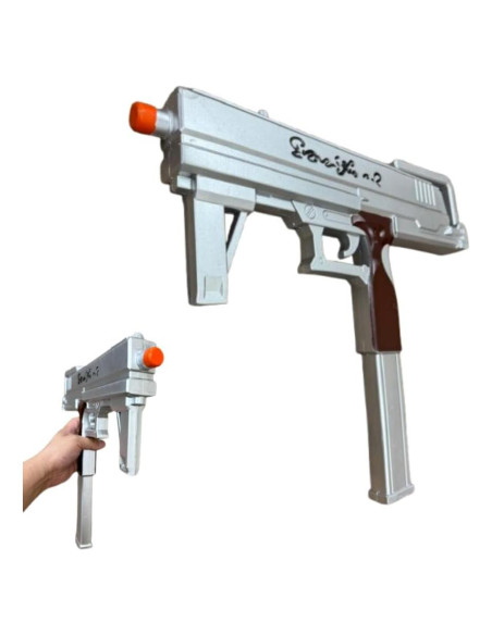 Réplica Caño de Mano Foam Game Star Kafka 40.6 cm Plata Réplica Caño de Mano Foam Game Star Kafka 40.6 cm Plata