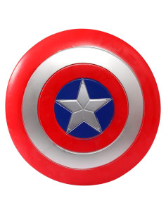 Escudo del Capitán Juguete de Rol para Niños 30 cm Rojo