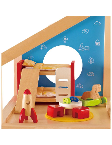 Muebles de Casa de Muñecas Hape 1:12 con Accesorios Muebles de Casa de Muñecas Hape 1:12 con Accesorios