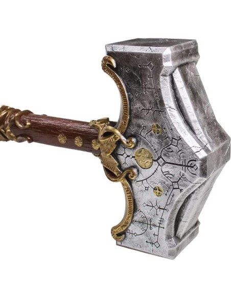Martillo de Dios Cosplay damdos 50cm Espuma PU Accesorio Halloween Martillo de Dios Cosplay damdos 50cm Espuma PU Accesorio Halloween