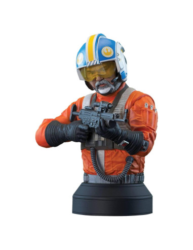 Bust de Escala 1:6 Carson Teva Star Wars Mandalorian