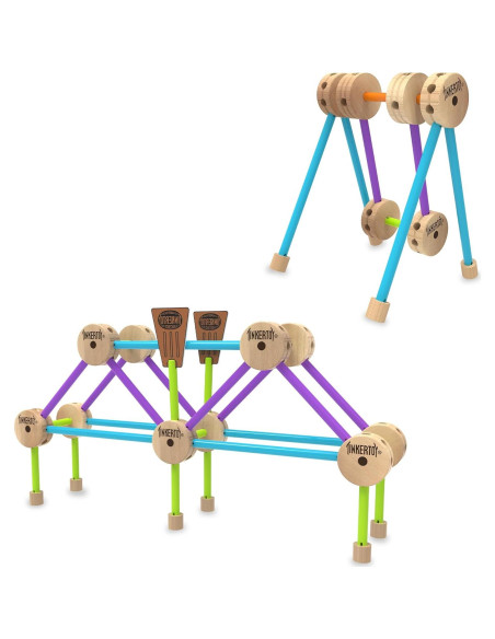 Juego de Construcción Retro TINKERTOY - 50 Piezas Juego de Construcción Retro TINKERTOY - 50 Piezas