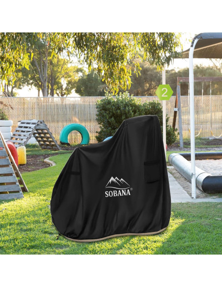 Cubierta de Mesa de Agua Sobana 76x102x97cm Impermeable Negra Cubierta de Mesa de Agua Sobana 76x102x97cm Impermeable Negra