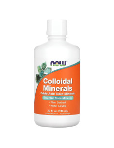 Minerales Coloidales Líquidos NOW Foods 32 Onzas - Derivados de Plantas