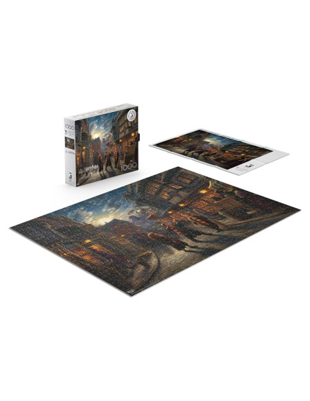 Rompecabezas 1000 Piezas Ceaco Thomas Kinkade Callejón Diagon Rompecabezas 1000 Piezas Ceaco Thomas Kinkade Callejón Diagon