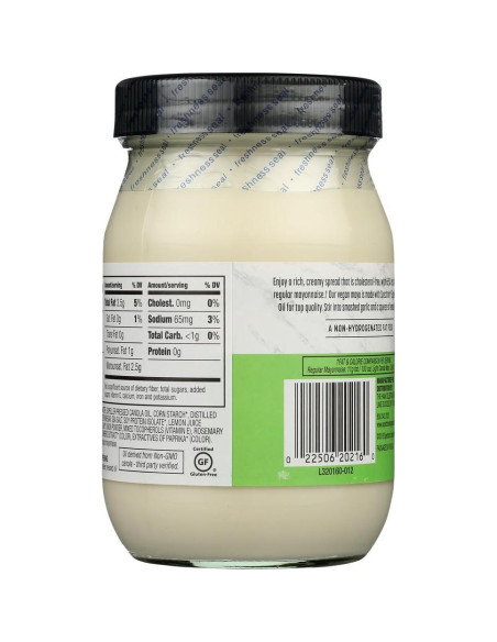 Mayonesa Vegana Ligera de Canola Spectrum Naturals 454 g Mayonesa Vegana Ligera de Canola Spectrum Naturals 454 g