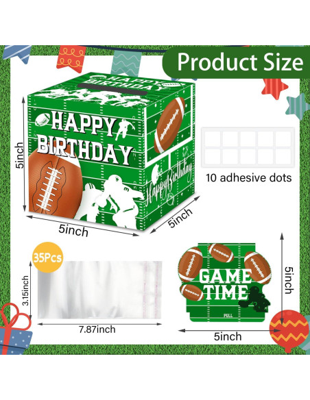 Caja de Dinero de Cumpleaños Fútbol SHLINCO 12.7cm - Regalo Original Caja de Dinero de Cumpleaños Fútbol SHLINCO 12.7cm - Regalo Original