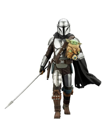 Estatua ARTFX+ Kotobukiya The Mandalorian y Grogu 1:10 Estatua ARTFX+ Kotobukiya The Mandalorian y Grogu 1:10