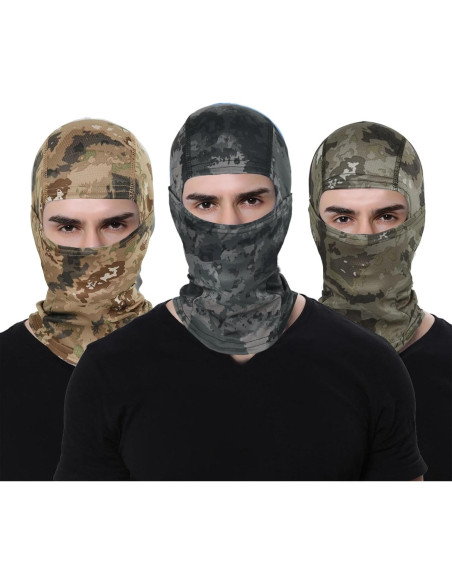 6PCS Máscaras Balaclava Camo Unisex para Esquí y Motocicleta 6PCS Máscaras Balaclava Camo Unisex para Esquí y Motocicleta