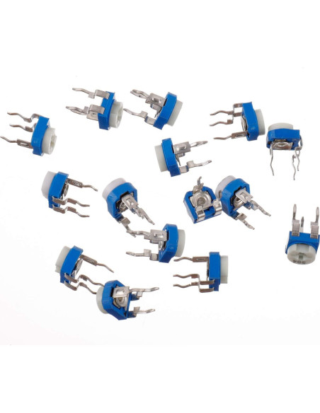 Kit de Potenciómetros BOJACK 150 pcs 6mm Resistor Variable Kit de Potenciómetros BOJACK 150 pcs 6mm Resistor Variable