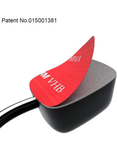 Interruptor de botón tipo pasta Gebildet 12V-220V 10A Negro 2