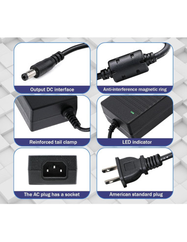 Adaptador de Alimentación DIGISHUO 48V 3A 144W para LED y CCTV