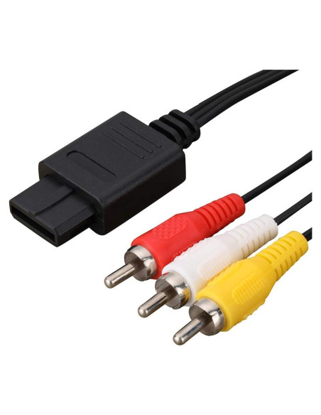 Cable AV Compuesto Trenro 1.83m para Nintendo 64/GameCube/SNES Cable AV Compuesto Trenro 1.83m para Nintendo 64/GameCube/SNES