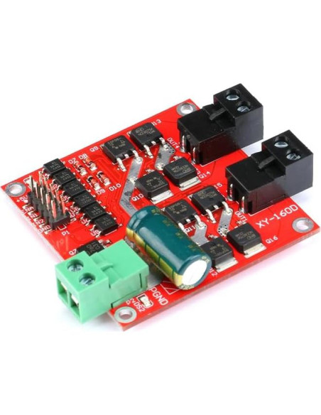Controlador de Motor DC L298 7A 160W Doble Puente H Controlador de Motor DC L298 7A 160W Doble Puente H