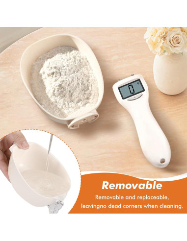 Cuchara Medidora Digital Pushy CLS001 800g con Pantalla LCD