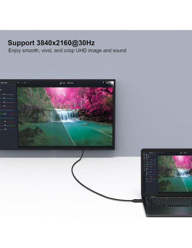Cable DisplayPort a HDMI AVACON 4K 4.57m unidireccional