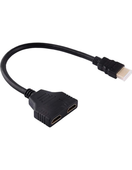 Divisor HDMI 1 a 2 Akozon 1080P para HDTV y Proyector Divisor HDMI 1 a 2 Akozon 1080P para HDTV y Proyector