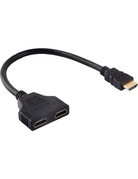 Divisor HDMI 1 a 2 Akozon 1080P para HDTV y Proyector Divisor HDMI 1 a 2 Akozon 1080P para HDTV y Proyector