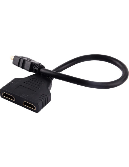 Divisor HDMI 1 a 2 Akozon 1080P para HDTV y Proyector Divisor HDMI 1 a 2 Akozon 1080P para HDTV y Proyector
