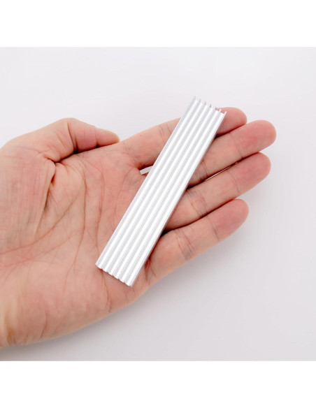 20 Disipadores de Calor Aluminio 100x20x6 mm Unxuey 20 Disipadores de Calor Aluminio 100x20x6 mm Unxuey