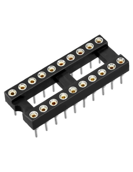 Zócalo IC DIP 24pcs uxcell 20 Pines 2.54mm Soldadura Zócalo IC DIP 24pcs uxcell 20 Pines 2.54mm Soldadura