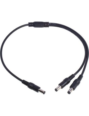 Cable Divisor de Alimentación DC 1 Macho a 2 Machos 5.5x2.1mm Lzzvibo