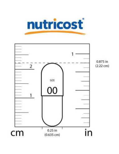 Sulfato de Glucosamina Nutricost 1500mg 240 Cápsulas Sin Gluten
