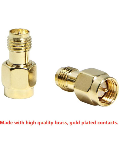 Adaptador SMA a RP-SMA Macho a Hembra - Paquete de 5