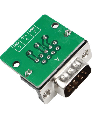 Conector DB9 Macho Futheda 2 Filas 9 Pines Sin Soldadura