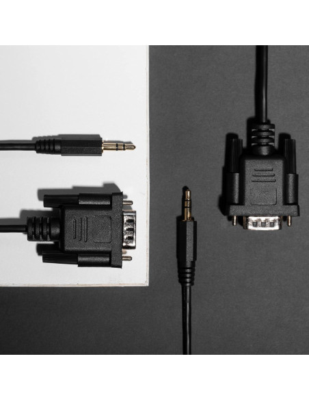 Cable Serial DB9 Hembra a 3.5mm Relper Lineso 1.83m Cable Serial DB9 Hembra a 3.5mm Relper Lineso 1.83m