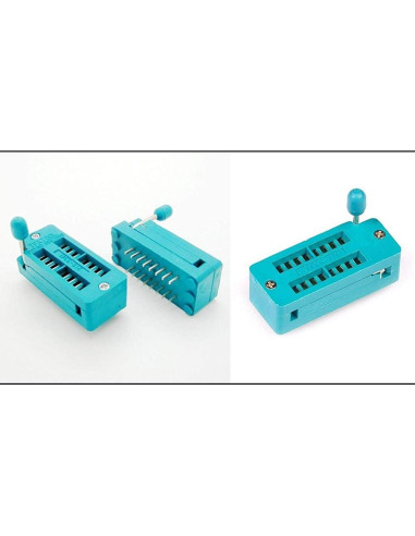 Socket de Prueba ZIF 16 Pines Ximimark - 4 Piezas 2.54mm