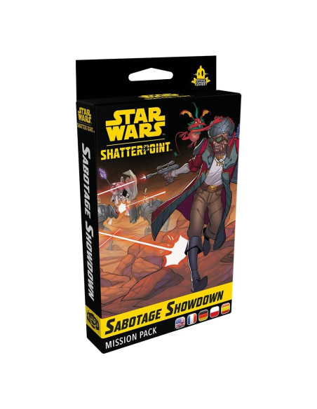 Juego de Miniaturas Star Wars Shatterpoint Misión Sabotaje Showdown Juego de Miniaturas Star Wars Shatterpoint Misión Sabotaje Showdown