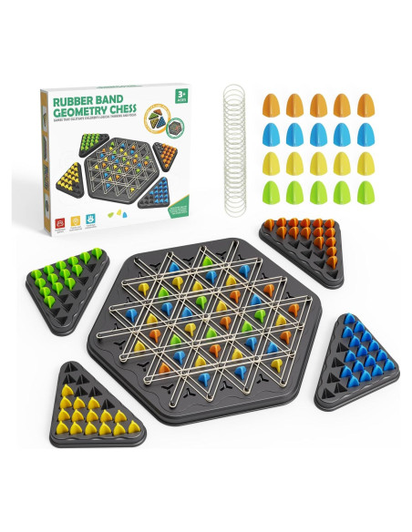 Juego de Ajedrez en Triángulo de Cadena Hcusus para 2-4 Jugadores Juego de Ajedrez en Triángulo de Cadena Hcusus para 2-4 Jugadores