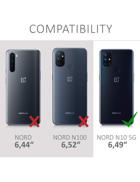 Funda de Silicona TPU KW-Mobile para OnePlus Nord N10 5G - Negro Funda de Silicona TPU KW-Mobile para OnePlus Nord N10 5G - Negro