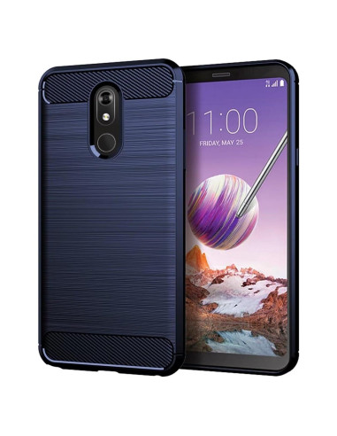 Funda delgada TPU para LG Stylo 5/5X/5 Plus - Azul Marino