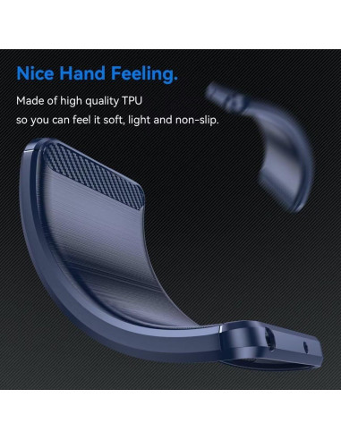 Funda delgada TPU para LG Stylo 5/5X/5 Plus - Azul Marino