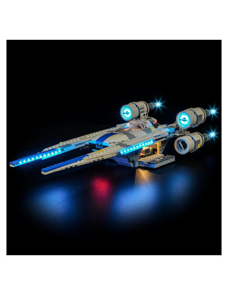 Kit de Luz LED YEABRICKS para 75399 Star Wars U-Wing Kit de Luz LED YEABRICKS para 75399 Star Wars U-Wing
