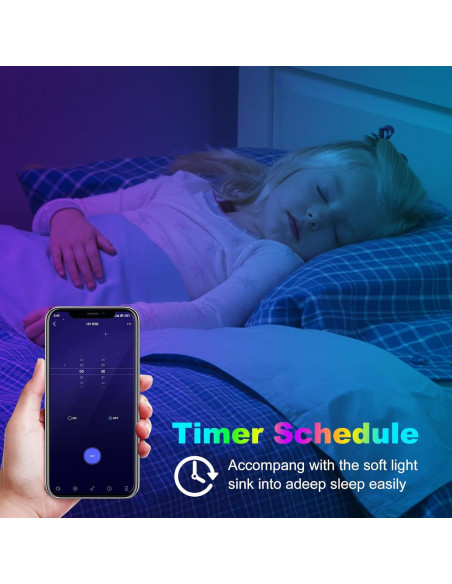 Tira LED COB RGB 12V 3m AXMOTUT con control APP y música Tira LED COB RGB 12V 3m AXMOTUT con control APP y música