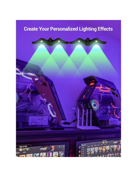 Luz de Pared LED RGB Inteligente ZYSHEN - Control APP y Voz Luz de Pared LED RGB Inteligente ZYSHEN - Control APP y Voz