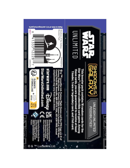 Star Wars: Paquete de Refuerzo Sombras de la Galaxia - Juego de Cartas Star Wars: Paquete de Refuerzo Sombras de la Galaxia - Juego de Cartas