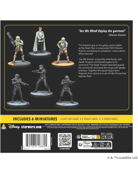 Escuadra Despliega la Guarnición Star Wars Shatterpoint - 6 Miniaturas Escuadra Despliega la Guarnición Star Wars Shatterpoint - 6 Miniaturas