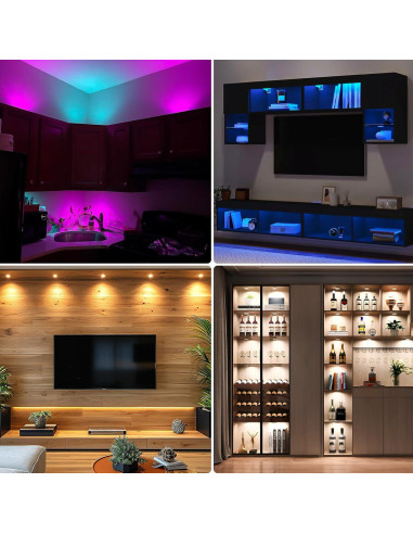 Kit de Iluminación LED RGB+Blanco Diurno AXMVEZ 14 Luces