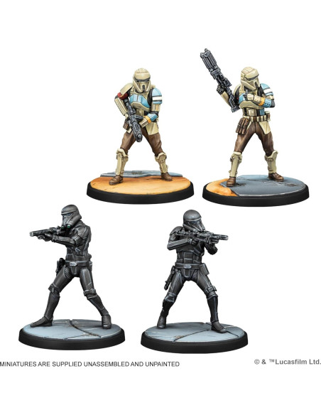 Escuadra Despliega la Guarnición Star Wars Shatterpoint - 6 Miniaturas Escuadra Despliega la Guarnición Star Wars Shatterpoint - 6 Miniaturas