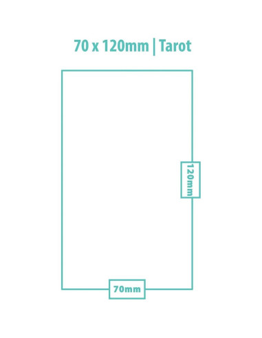 Mangas Ultra Pro para Juego de Mesa Tarot 70x120mm - 50 Pcs