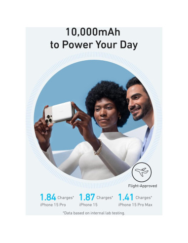 Adaptador USB-C Anker MagGo 3-en-1 con Batería 10,000mAh